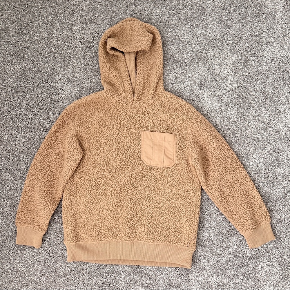 Old Navy Tan Sherpa Hoodie